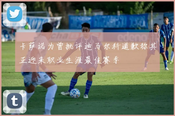 卡萨诺为曾批评迪马尔科道歉称其正迎来职业生涯最佳赛季